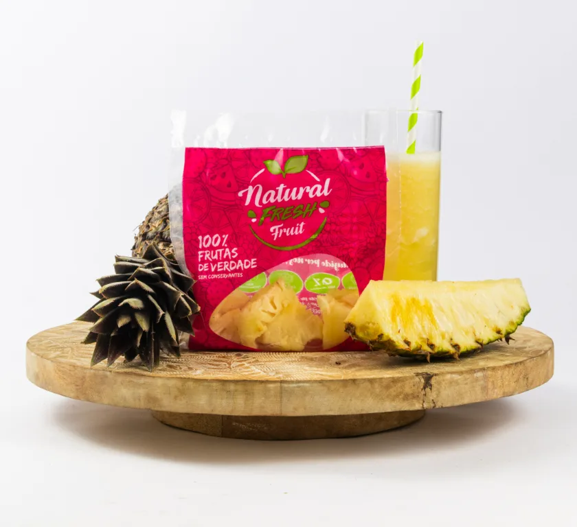 Fruta congelada porcionada Abacaxi — Natural Fresh Fruit