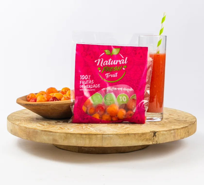 Fruta congelada porcionada Acerola — Natural Fresh Fruit