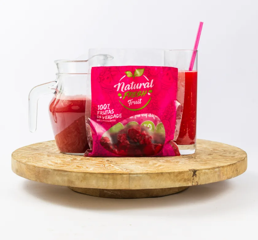 Fruta congelada porcionada Framboesa — Natural Fresh Fruit