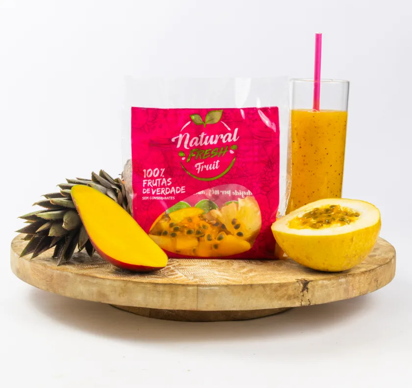 Fruta congelada porcionada Frutas Amarelas — Natural Fresh Fruit