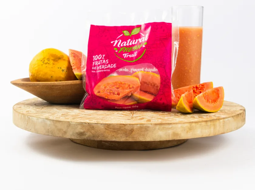 Fruta congelada porcionada Goiaba — Natural Fresh Fruit